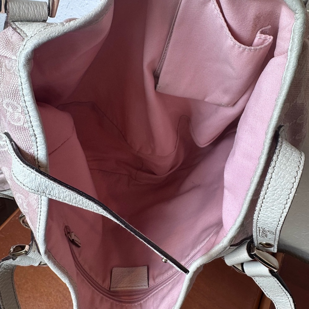 Abbey cloth handbag Very good condition Pink, Cloth - Picture 7 of 9